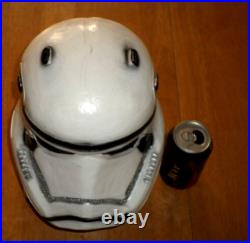 Star Wars STORMTROOPER 3-D HELMET, 11.5 TALL, PLASTER COIN BANK, HANDMADE