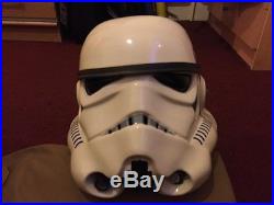 Star Wars STORMTROOPER (signed Gerrard Follano-RARE) 11 Scale Helmet