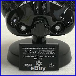 Star Wars Shadow Stormtrooper Helmet 30th Anniversary Convention Exclusive