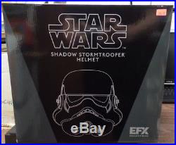 Star Wars Shadow Stormtrooper Helmet EFX 2016 Display Helmet Collectible