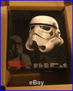 Star Wars Stormtrooper Black Series Elctronic Voice Changer Helmet New in Box