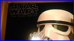 Star Wars Stormtrooper Black Series Elctronic Voice Changer Helmet New in Box