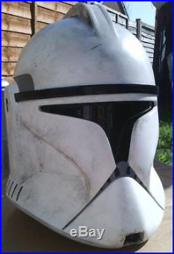 Star Wars Stormtrooper Clonetrooper Raw full size helmet Movie prop