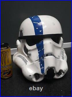 Star Wars Stormtrooper Commander Helmet Fibreglass Adult Full Size Wearable