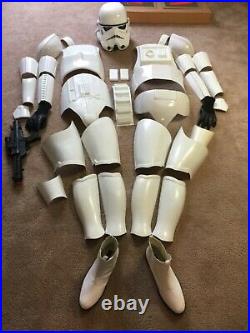 Star Wars Stormtrooper Costume Helmet Armor Blaster Boots Gloves