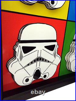 Star Wars Stormtrooper Helmet 3D Pop Art Darth Vader Print Artwork Kylo Ren