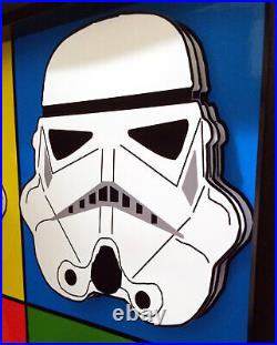 Star Wars Stormtrooper Helmet 3D Pop Art Darth Vader Print Artwork Kylo Ren