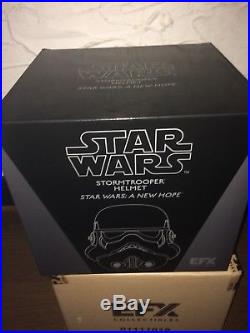 Star Wars Stormtrooper Helmet A New Hope EFX 11 Scale Boxed With Certificate