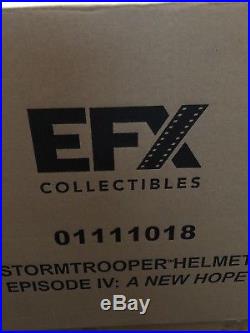 Star Wars Stormtrooper Helmet A New Hope Efx 11 Scale Prop Replica New In Box