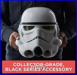 Star Wars Stormtrooper Helmet Black Series Voice Changer NEW Great Gift Sale