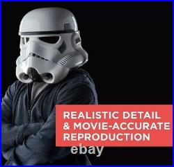 Star Wars Stormtrooper Helmet Black Series Voice Changer NEW Great Gift Sale