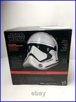 Star Wars Stormtrooper Helmet Realistic Voice Changer. The Black Series