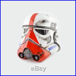 Star Wars Stormtrooper Incinerator Trooper Helmet with Damage