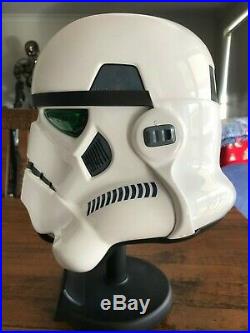 Star Wars Stormtrooper Life-Size Helmet 11 Master Replicas Fiberglass RARE LE