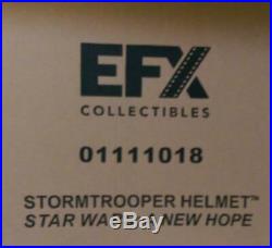 Star Wars Stormtrooper Replica Helmet A New Hope EFX Brand New In Box