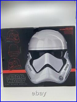 Star Wars The Black Series First Order Stormtrooper Electronic Helmet Brand New