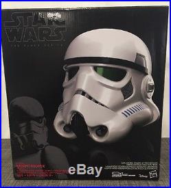 Star Wars The Black Series Imperial Stormtrooper Voice Changer Helmet Hasbro NEW