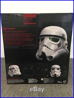 Star Wars The Black Series Imperial Stormtrooper Voice Changer Helmet Hasbro NEW