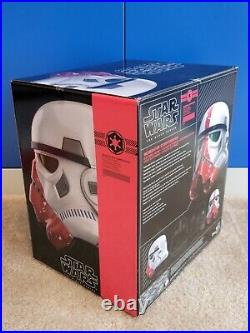 Star Wars The Black Series Incinerator Stormtrooper Electronic Helmet New Sealed