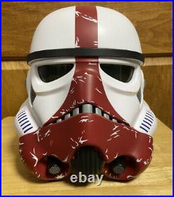 Star Wars The Black Series Incinerator Stormtrooper Electronic Helmet No Box