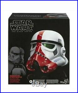 Star Wars The Black Series Incinerator Stormtrooper Electronic Voice Helmet New