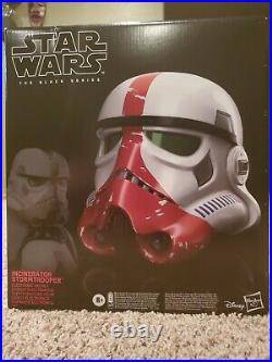 Star Wars The Black Series Incinerator Stormtrooper Helmet (NIB)