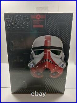 Star Wars The Black Series Incinerator Stormtrooper Premium Electronic Helmet