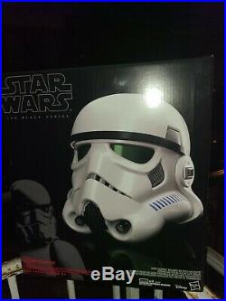 Star Wars The Black Series Rogue Imperial stormtrooper helmet -voice changer