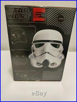 Star Wars The Black Series Rogue One Imperial Stormtrooper voice changer helmet