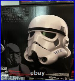 Star Wars The Black Series Rogue One Stormtrooper Electronic Voice Helmet New