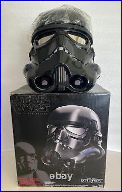 Star Wars The Black Series Shadow Trooper Electronic Helmet Opened with Box