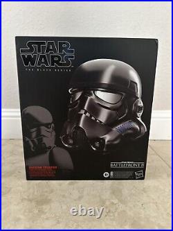 Star Wars The Black Series Shadow Trooper Electronic Voice-Changer Helmet Prop