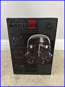 Star Wars The Black Series Shadow Trooper Electronic Voice-Changer Helmet Prop