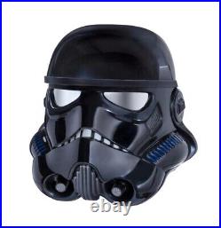 Star Wars The Black Series Shadow Trooper Voice-Changer Helmet withBox Damage NEW