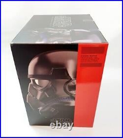 Star Wars The Black Series Shadow Trooper Voice-Changer Helmet withBox Damage NEW