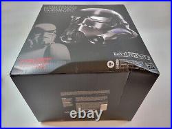 Star Wars The Black Series Shadow Trooper Voice-Changer Helmet withBox Damage NEW