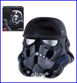 Star Wars The Black Series Shadow Trooper Voice-Changer Helmet withBox Damage NEW