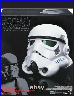Star Wars The Black Series Stormtrooper Electronic Voice Changer Helmet In Hand