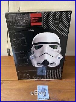 Star Wars The Black Series Stormtrooper Voice Changer Helmet Brand New In Hand