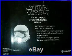 Star Wars The Force Awakens ANOVOS First Order Stormtrooper Helmet Replica