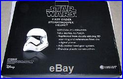 Star Wars The Force Awakens First Order Stormtrooper Full Size Helmet NEW