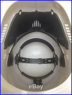 Star Wars The Force Awakens First Order Stormtrooper Helmet New Damaged Box (EB)