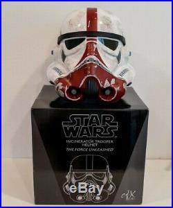 Star Wars The Force Unleashed Incinerator Stormtrooper Helmet Efx