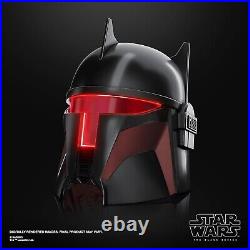 Star Wars The Mandalorian Black Series Moff Gideon Premium Electronic Helmet