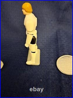 Star Wars Vintage POTF Luke Stormtrooper with helmet and coin loose No Repro