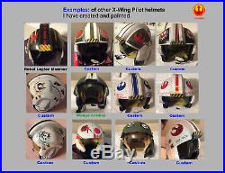Star Wars X-Wing Helmet Prop Display 11 Helmet Stormtrooper Rogue One