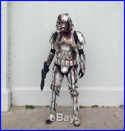 Star Wars Zombie Death Stormtrooper Cosplay Costume armour and helmet