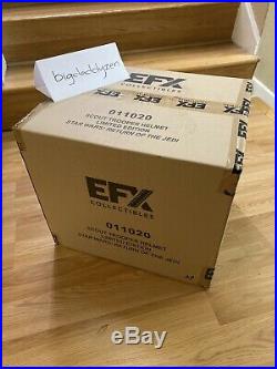 Star Wars eFX Collectibles Limited Edition Scout Trooper Helmet MISB Sealed