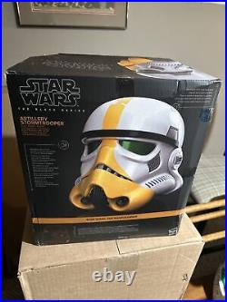 Star Wars the Black Series Artillery Stormtrooper Electronic Helmet