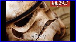 Star wars black series Stormtrooper helmets custom Painted Sandtrooper Weathered